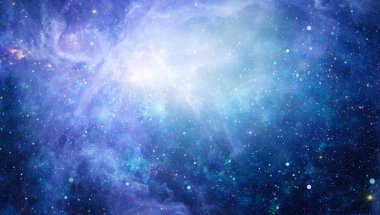 Güzel bulutsu, yıldızlar ve galaksiler. Nasa tarafından döşenmiş bu görüntü unsurları.