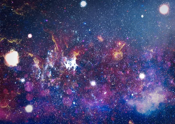 Güzel bulutsu, yıldızlar ve galaksiler. Nasa tarafından döşenmiş bu görüntü unsurları.