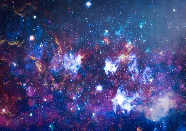 Vackra Nebulosa Stjärnor Och Galaxer Delar Denna Bild Från Nasa — Stockfoto