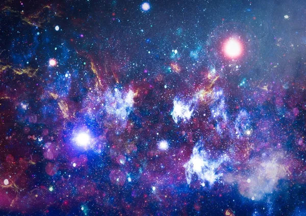 Beautiful Nebula Stars Galaxies Elements Image Furnished Nasa — Stock Photo, Image