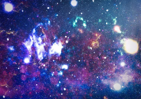 Belle Nébuleuse Étoiles Galaxies Éléments Cette Image Fournis Par Nasa — Photo
