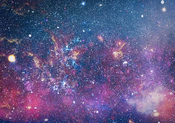 Schöne Nebel Sterne Und Galaxien Elemente Dieses Bildes Von Der — Stockfoto