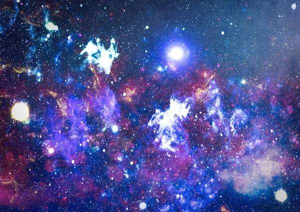 Beautiful Nebula Stars Galaxies Elements Image Furnished Nasa — Stock Photo, Image