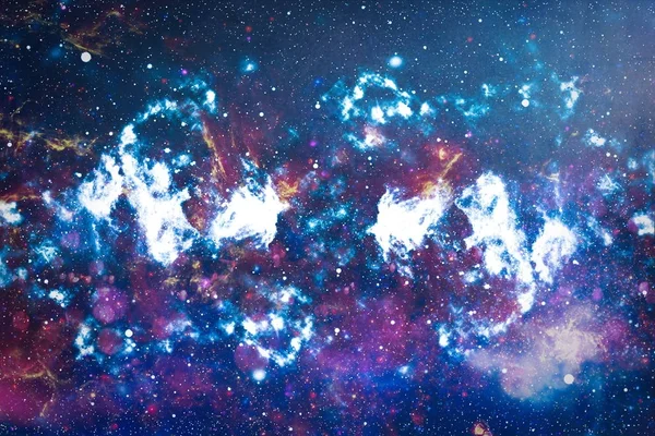 Güzel bulutsu, yıldızlar ve galaksiler. Nasa tarafından döşenmiş bu görüntü unsurları.