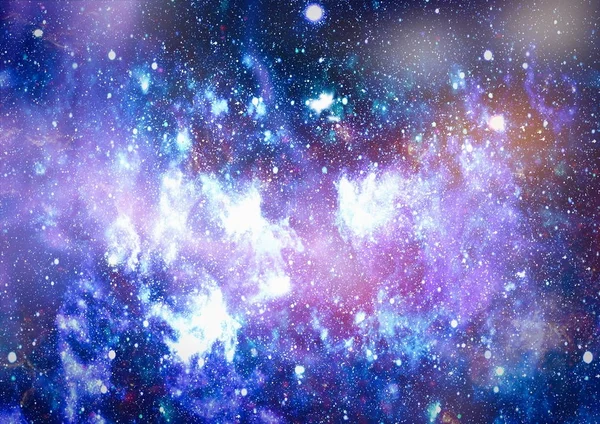 Beautiful Nebula Stars Galaxies Elements Image Furnished Nasa — Stock Photo, Image