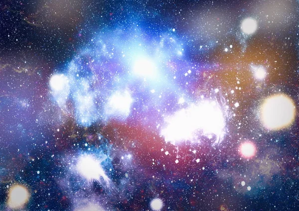 Güzel bulutsu, yıldızlar ve galaksiler. Nasa tarafından döşenmiş bu görüntü unsurları.