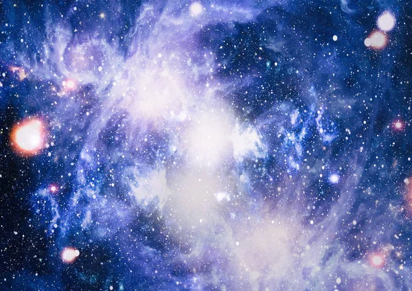 Güzel bulutsu, yıldızlar ve galaksiler. Nasa tarafından döşenmiş bu görüntü unsurları.