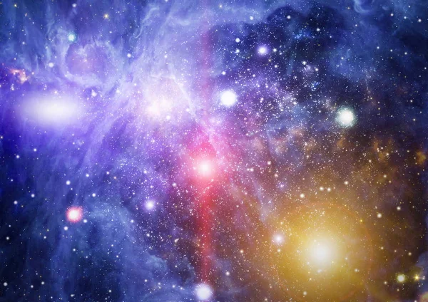 Krásné Mlhoviny Hvězdy Galaxie Prvky Tohoto Obrázku Jsou Podle Nasa — Stock fotografie