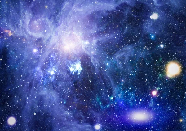 Beautiful Nebula Stars Galaxies Elements Image Furnished Nasa — Stock Photo, Image