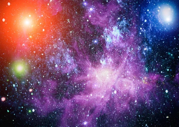 Art Espace Profond Galaxies Nébuleuses Étoiles Dans Univers Éléments Cette — Photo