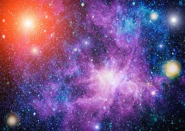 Mélyűri Művészet Galaxisok Csillagködök Csillagok Univerzumban Kép Elemeit Nasa Bocsátotta — Stock Fotó