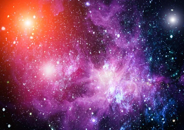 Τέχνη Του Διαστήματος Γαλαξίες Νεφελώματα Και Αστέρια Στο Σύμπαν Στοιχεία — Φωτογραφία Αρχείου