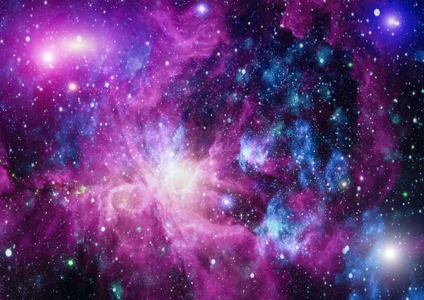 深空艺术 星云和宇宙中的恒星美国航天局提供的这一图像的要素 — 图库照片
