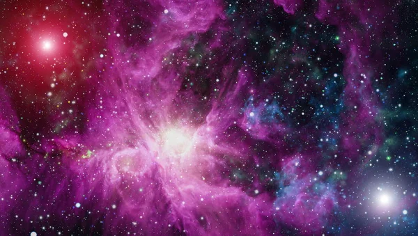Derin Uzay Sanatı Galaksiler Bulutsular Evrendeki Yıldızlar Görüntünün Elementleri Nasa — Stok fotoğraf