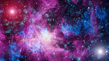 Uzaydaki gezegenler, yıldızlar ve galaksiler uzay keşiflerinin güzelliğini gösteriyor. NASA tarafından döşenmiş elementler