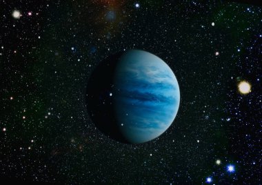 Renkli derin uzay. Evren kavramı arka plan. Nasa tarafından döşenmiş bu görüntü unsurları