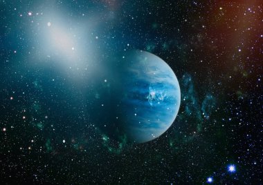 Renkli derin uzay. Evren kavramı arka plan. Nasa tarafından döşenmiş bu görüntü unsurları