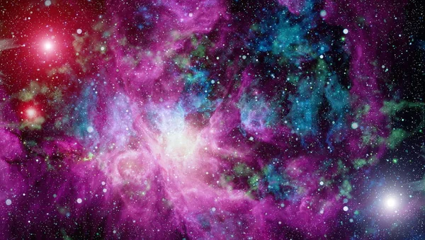 Arte Espacial Profunda Galáxias Nebulosas Estrelas Universo Elementos Desta Imagem — Fotografia de Stock