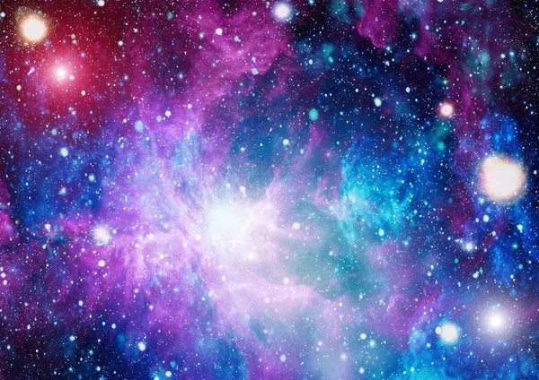 Derin uzay sanatı. Galaksiler, bulutsular ve evrendeki yıldızlar. Bu görüntünün elementleri NASA tarafından desteklenmektedir