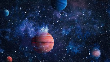 Mavi kuş Gökadası - bu görüntü döşenmiş Nasa tarafından unsurları