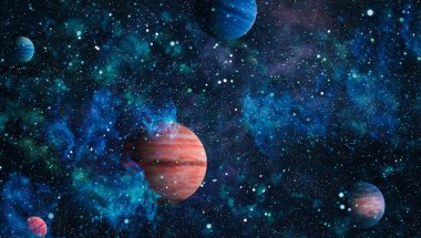 Mavi kuş Gökadası - bu görüntü döşenmiş Nasa tarafından unsurları