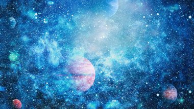 Mavi kuş Gökadası - bu görüntü döşenmiş Nasa tarafından unsurları