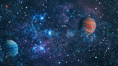 Mavi kuş Gökadası - bu görüntü döşenmiş Nasa tarafından unsurları