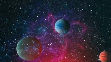 Mavi kuş Gökadası - bu görüntü döşenmiş Nasa tarafından unsurları