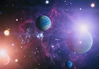 Mavi kuş Gökadası - bu görüntü döşenmiş Nasa tarafından unsurları