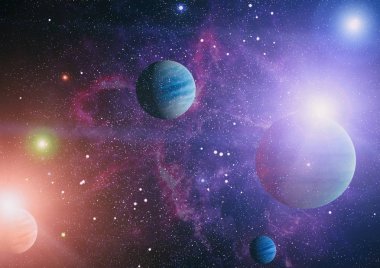 Mavi kuş Gökadası - bu görüntü döşenmiş Nasa tarafından unsurları