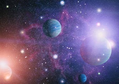 Mavi kuş Gökadası - bu görüntü döşenmiş Nasa tarafından unsurları