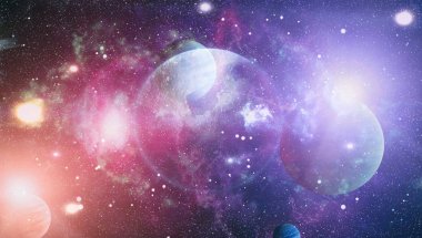 Mavi kuş Gökadası - bu görüntü döşenmiş Nasa tarafından unsurları