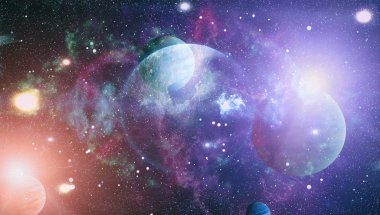 Mavi kuş Gökadası - bu görüntü döşenmiş Nasa tarafından unsurları