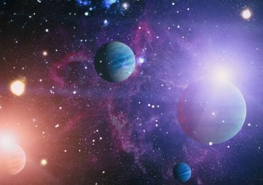 Mavi kuş Gökadası - bu görüntü döşenmiş Nasa tarafından unsurları