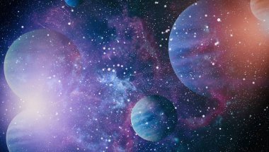 Mavi kuş Gökadası - bu görüntü döşenmiş Nasa tarafından unsurları