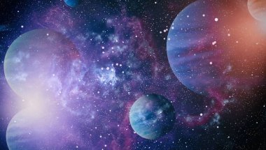 Mavi kuş Gökadası - bu görüntü döşenmiş Nasa tarafından unsurları