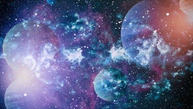 Mavi kuş Gökadası - bu görüntü döşenmiş Nasa tarafından unsurları