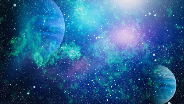 Вогняний Вибух Космосі Абстрактна Ілюстрація Всесвіту Елементи Цього Зображення Надані — стокове фото