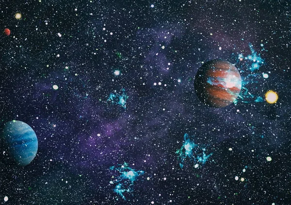 Bluebird Galaxy Elementos Esta Imagen Amueblado Por Nasa — Foto de Stock