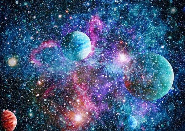 Bluebird Galaxy Elementy Tego Obrazu Dostarczone Przez Nasa — Zdjęcie stockowe