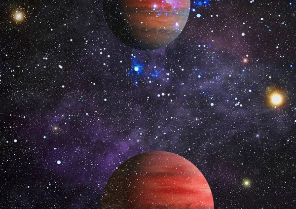 Planeten Sterren Sterrenstelsels Ruimte Die Schoonheid Van Ruimteverkenning Laten Zien — Stockfoto