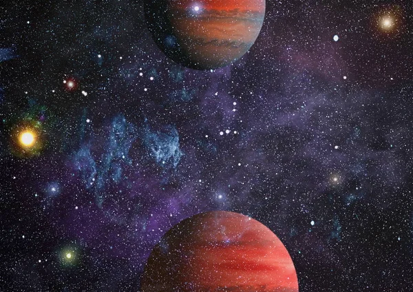 Planeten Sterren Sterrenstelsels Ruimte Die Schoonheid Van Ruimteverkenning Laten Zien — Stockfoto