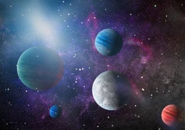 Stanfield - bu görüntü döşenmiş Nasa tarafından unsurları mavi