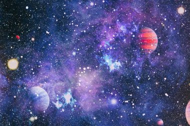 Mavi kuş Gökadası - bu görüntü döşenmiş Nasa tarafından unsurları