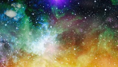 Mavi kuş Gökadası - bu görüntü döşenmiş Nasa tarafından unsurları