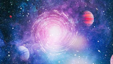 Mavi kuş Gökadası - bu görüntü döşenmiş Nasa tarafından unsurları