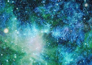 Uzaydaki gezegenler, yıldızlar ve galaksiler uzay keşiflerinin güzelliğini gösteriyor. NASA tarafından döşenmiş elementler