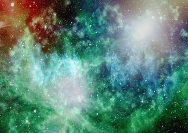 Uzaydaki gezegenler, yıldızlar ve galaksiler uzay keşiflerinin güzelliğini gösteriyor. NASA tarafından döşenmiş elementler