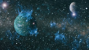 alan birçok ışık yılı uzakta dünya. Nasa tarafından döşenmiş bu görüntü unsurları