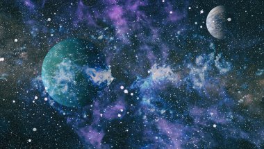 alan birçok ışık yılı uzakta dünya. Nasa tarafından döşenmiş bu görüntü unsurları